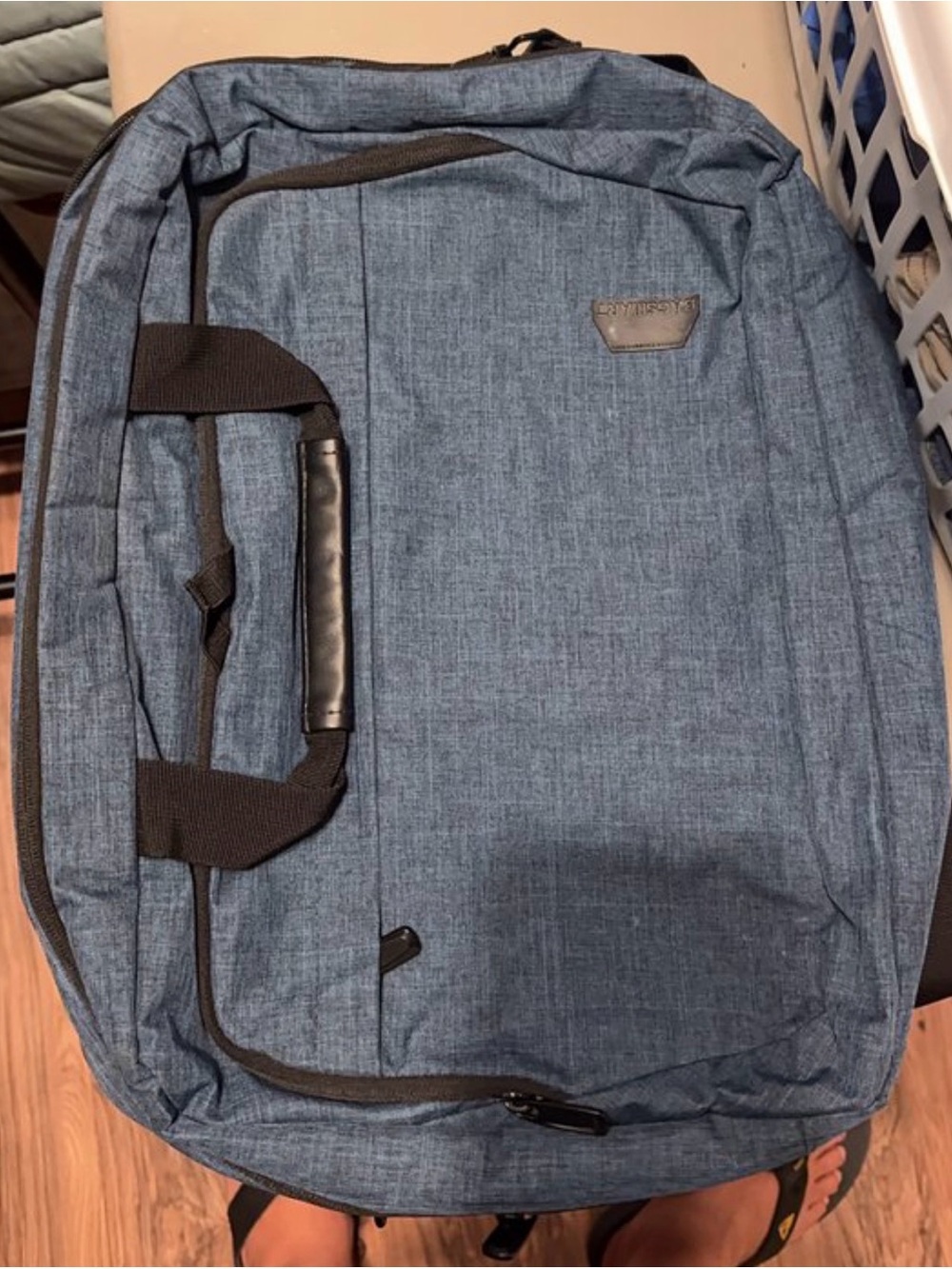 Unbranded Men's Slate Blue Laptop Weekend Bag